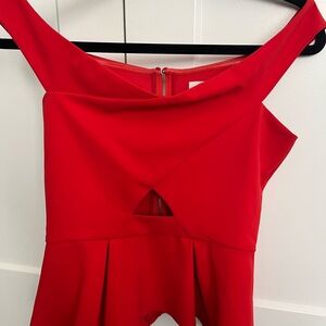 Parker Davina top in red